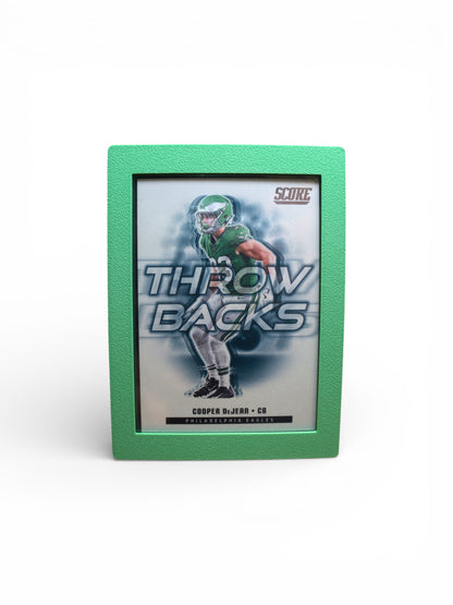 Trading Card Display for Top Loader -  Green